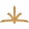Ekena Millwork Davenport Rough Sawn Timber Gable Bracket, Western Red Cedar, 84"W x 49"H x 4"D x 6"F, 14/12 Pitch GBW084X49X0406DAV00RWR - alternate 1